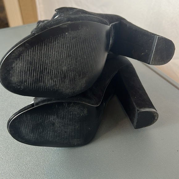 Kendall + Kylie Women's Ella Suede Lace Strappy Front Heeled Sandals Black 7.5 - Picture 9 of 15